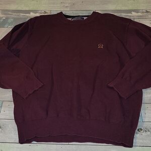 Tommy Hilfiger Maroon Sweaters sz Large